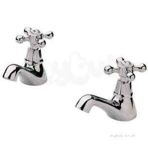 Twyford Traditional Brassware -  Mansfield 1/2 Pillar Taps Mf5205cp