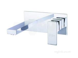 Pegler Luxury Bathroom Brassware -  Maverick 4g3003 Chrome Plated Wall Mono Basin-clk Wst