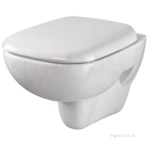 Twyford Moda Sanitaryware -  Moda Wall Hung Toilet Pan Md1738wh