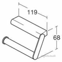 Ideal Standard Sottini Sundries -  Ideal Standard Santorini Tr/hldr Chrome N1431aa