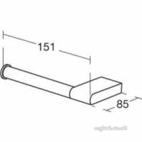Ideal Standard Sottini Sundries -  Ideal Standard Santorini Tr/hldr Chrome Spare N1433aa