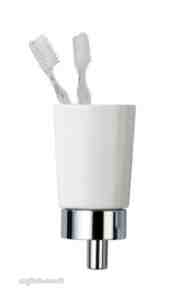 Ideal Standard Sottini Sundries -  Ideal Standard Santorini Holder Chrome For Tumbler N1438aa