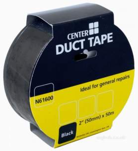 Sealing Tape -  Cb Black Wproof Duct Tape 50mm X 50m