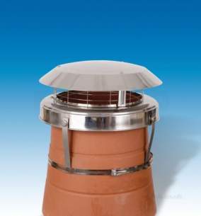 Concrete and Clay Chimney Products -  Colt Top 2 Stainless Steel -125-250mm