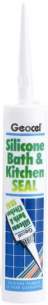 Service Tools and Equipment -  Geocel Bath/kitchen Seal 310ml Cream