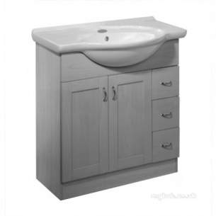 Roper Rhodes Furniture -  New England Nvb8w 800mm Base Unit White