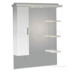 Roper Rhodes Accessories -  New England Ncsc8w 800mm Mirror White