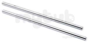 Waterbury Accessories -  Waterbury Nh29 Shower Curtain Rail 760mm