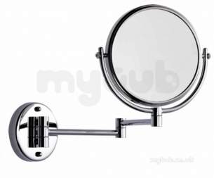 Waterbury Accessories -  Nh47 Adj Shaving Mirror X3 Mag 203mm Dia