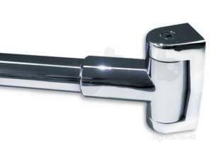 Waterbury Accessories -  Nh63 Curved Shower Curtain Rail 1830mm