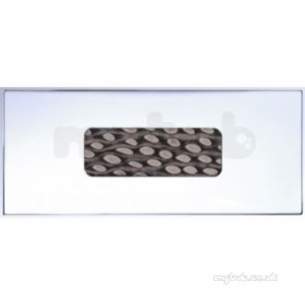 Vado Brassware -  Notion Handle 4 109s Plus Silv Raindrop Insrt