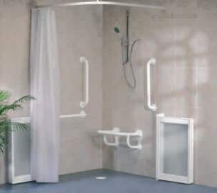 Neaco Shower Trays -  Neatform Complete Pack 1500mm X 800mm Rh
