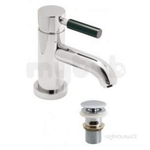 Vado Brassware -  Mono Basin Mixer Single Lever Deck Mount Nua-100/cc-c/wht