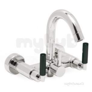 Vado Brassware -  Exposed Bath Shower Mixer Wall Mount W/o Nua-123-c/red