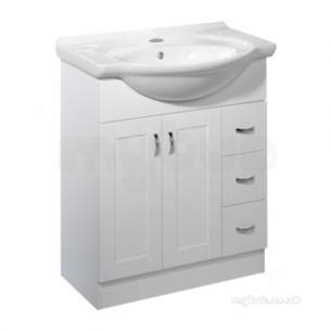 Roper Rhodes Furniture -  New England Nvb7w 700mm Base Unit White