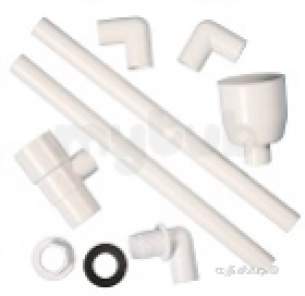 Overflow Ancillaries Polypropylene -  Tunpac 4 Of83 Complete Side Entry Concealed Cistern Of83w