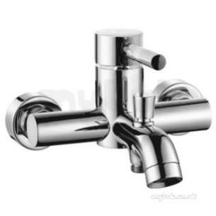 Vado Brassware -  Exposed Bath Shower Mixer Single Lever Ori-123-c/p