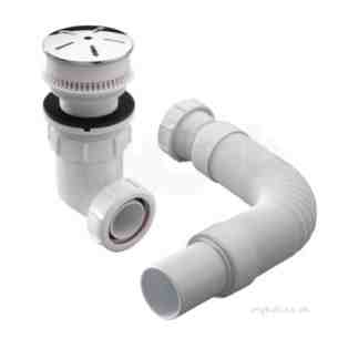 Twyfords Commercial Sanitaryware -  Odourwise Installation Pack 1.5 Bsp 75mm Flange-chrome Tw6850cp