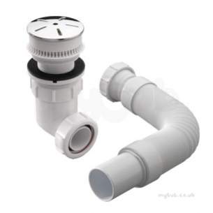 Twyfords Commercial Sanitaryware -  Odourwise Installation Pack 1.5 Bsp 75mm Flange-chrome Tw6850cp