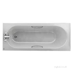 Twyfords Acrylic Baths -  Opal Bath 1500x700 2 Tap Inc Grip Ol8422wh