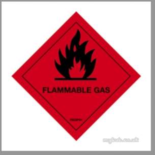 Regin Products -  Regin Regp01 Flamable Gas Van Sticker