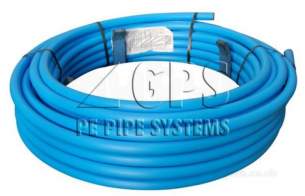 Blue Mdpe 20mm 63mm -  Gps Meter 25mm Blue Mdpe Pipe Coil 50 M