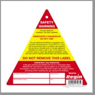 Regin Products -  Regin Regp38 Imm Dangerous Sticker X8