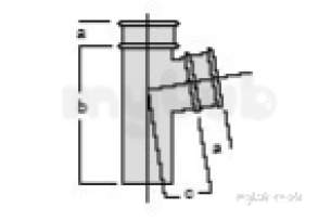 Apex Cast Iron Rainwater -  4 Inch X 135deg Circular Branch P40/br/135