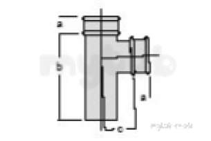 Apex Cast Iron Rainwater -  4 Inch X 92.5deg Circular Branch P40/br/92