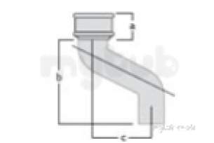 Apex Cast Iron Rainwater -  4 Inch Circular Swanneck 12 Inch Proj P40/of/12