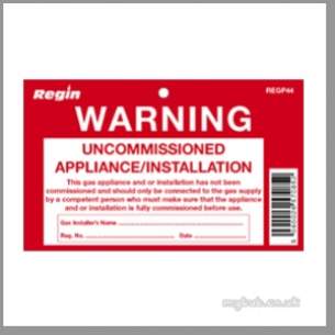 Regin Products -  Regin Regp44 Appliance Sticker X 8