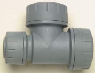 Underfloor Heating Manifolds and Ancillaries -  22 X 15 X 22 Polyplumb Er Tee 5 Pb1422