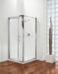 Coram Premier Shower Enclosures -  Premier 900mm Bifold Door Sl/cl/pl Door Only