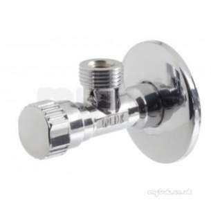 Vado Brassware -  Chrome Plated Mini Angle Valve 1/2 Inch X1/2in Pex-225-a