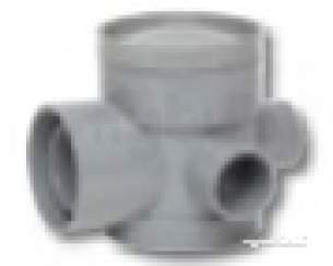 Polypipe Soil -  Trapped Floor Gully 82/50mm Outlet Pfg100a