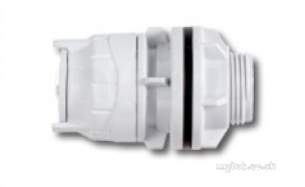 Polypipe Polyplumb Polyfit -  15mm X 1/2 Inch Polyfit Tank Connect Wht 10