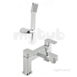 Vado Brassware -  2 Hole Bath Shower Mixer Single Lever Deck