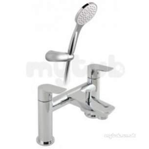 Vado Brassware -  2 Hole Bath/shower Mixer Deck Mount Plus Shower Kit Pho-130 Plus K-c/p