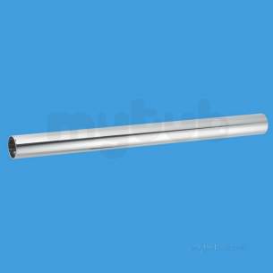 Mcalpine Metalic Traps and Waste -  Mcalpine 42x1m Waste Pipe Chrome Brass Pipe42