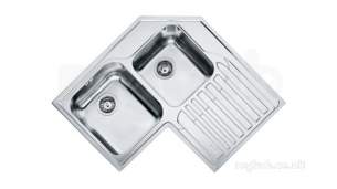 Sissons Stainless Steel Sinks -  Franke Stx621-e Left Hand Inset 1.75 C/sink Ss
