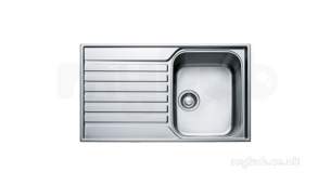 Franke Sinks -  Franke Asx611 Inset 1.0b Rev Ss 101.0054.367