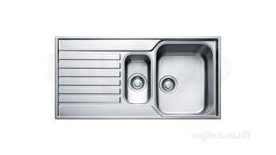 Franke Sinks -  Franke Asx651 Inset 1.5b Rev Ss 101.0054.372