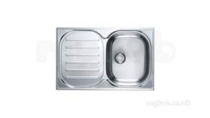 Franke Sinks -  Franke Cpx611 Right Hand 780 1.0b Sink Ss