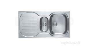 Franke Sinks -  Franke Crx651 Inset 1.5b Rev Sink Ss