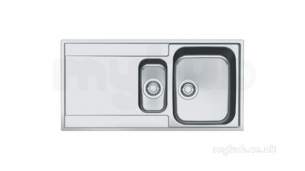 Franke Sinks -  Franke Mrx 251 S/top Sink Left Hand P 127.0251.121