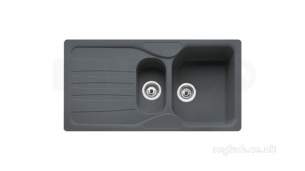Franke Sinks -  Franke Cog651 1.5b Rev Sink Graphite