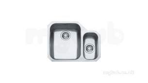Franke Sinks -  Franke Arx160 Undermount Right Hand Sml Bowl Sink Ss