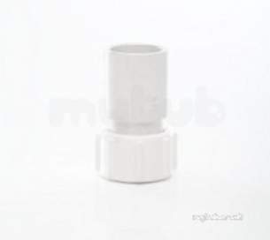 Polypipe Waste and Traps -  21.5mm P/f O/f Straight Adaptor Vp47-g