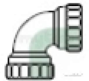 Polypipe Waste and Traps -  Polypipe Knuckle Bend 90 Degree 32mm Ps15w