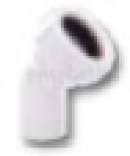 Polypipe Waste and Traps -  Polypipe Swivel Bend 45deg 40mm Ps20w